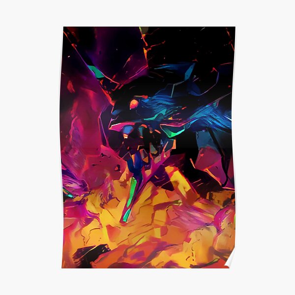 Neon Berserk Mecha Poster RB2701 product Offical berserk Merch