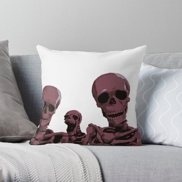 Berserk Skeletons You should have died  meme cropped Throw Pillow RB2701 product Offical berserk Merch