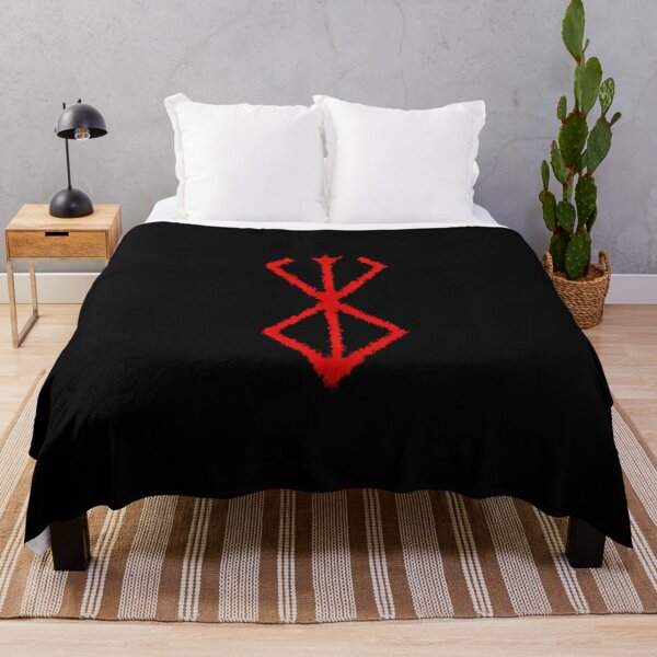 Berserk logo Throw Blanket RB2701 product Offical berserk Merch